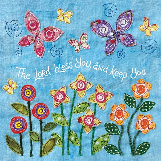 'Bless You and Keep You' by Hannah Dunnett - Square Greeting Card