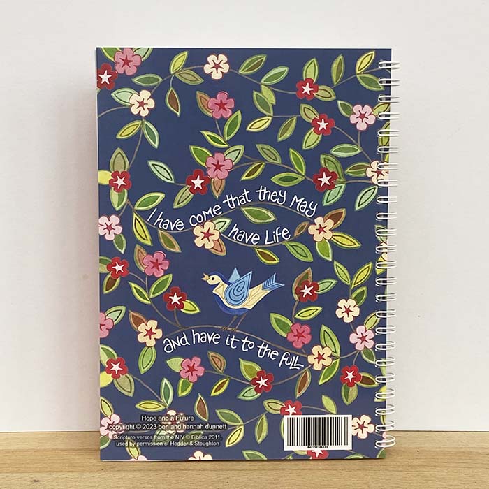 'Hope and a Future' by Hannah Dunnett - A5 Chunky Notebook