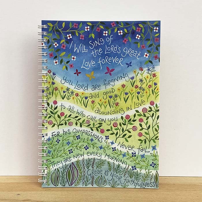 'I Will Sing' by Hannah Dunnett - A5 Chunky Notebook