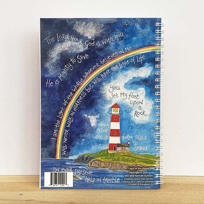 'Light of the World' by Hannah Dunnett - A5 Chunky Notebook