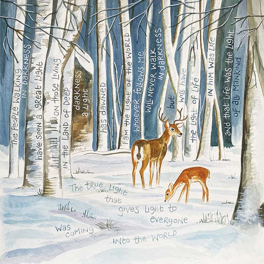 'True Light' by Hannah Dunnett - Greeting Card