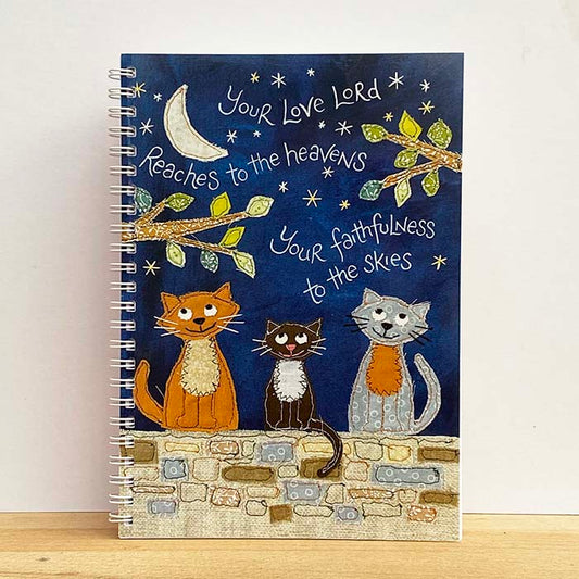 'Your Love Lord Reaches to the Heavens' by Hannah Dunnett - A5 Chunky Notebook
