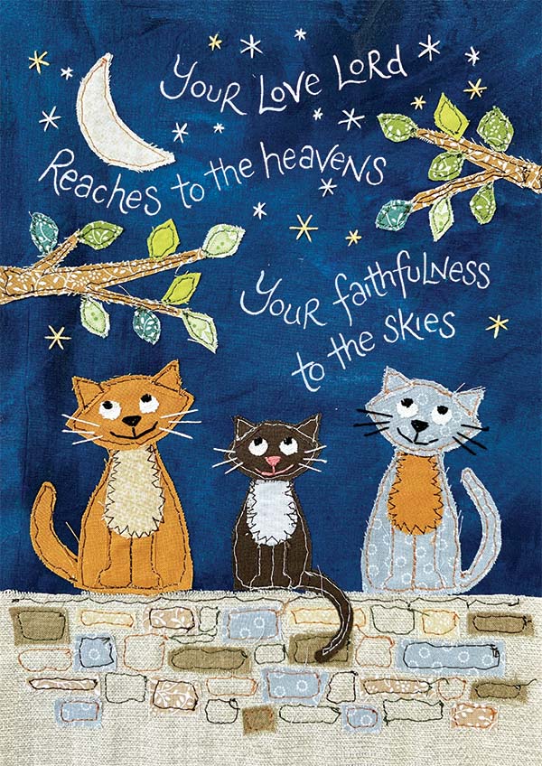 'Your Love Reaches to the Heavens' by Hannah Dunnett - Greeting Card