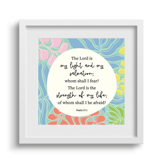 'Strength of My Life' Framed Print