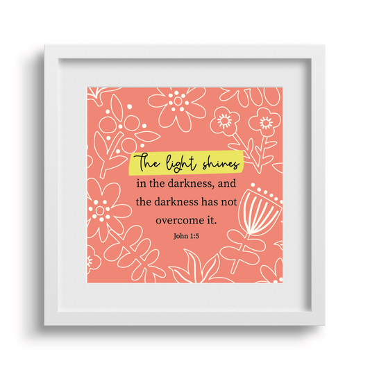 'The Light Shines' Framed Print