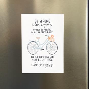 'Be Strong' (Bicycle) by Emily Burger - Magnet
