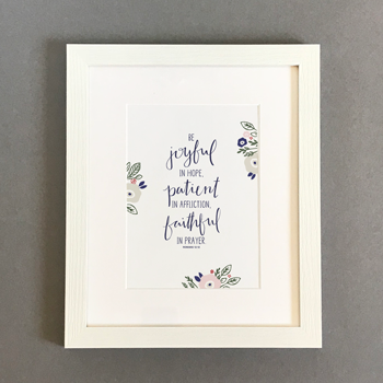 'Be Joyful' (2017) by Emily Burger - Framed Print
