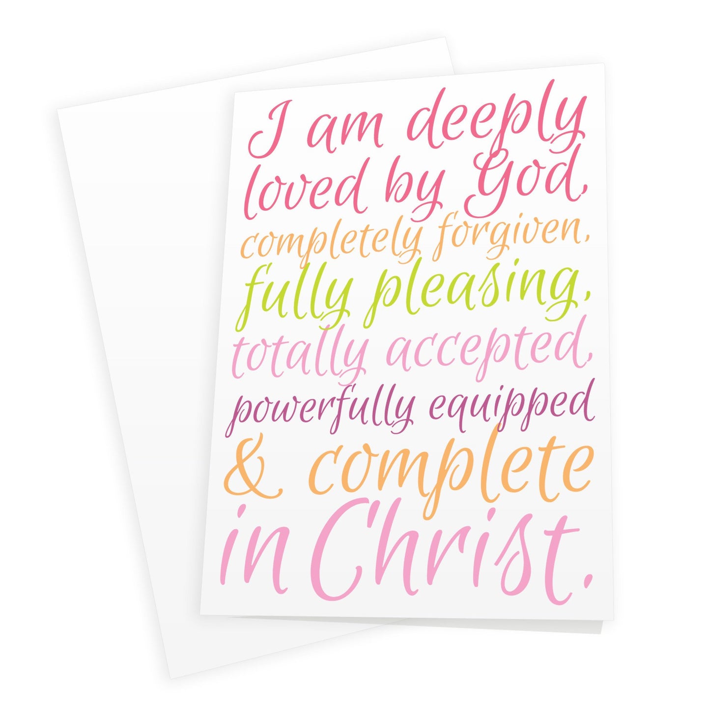 'Deeply Loved' by Preditos - Greeting Card
