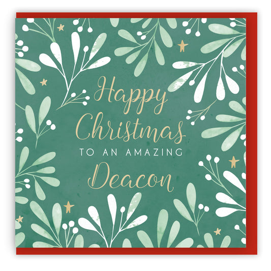 Happy Christmas to an Amazing Deacon (2023) Single Christmas Card