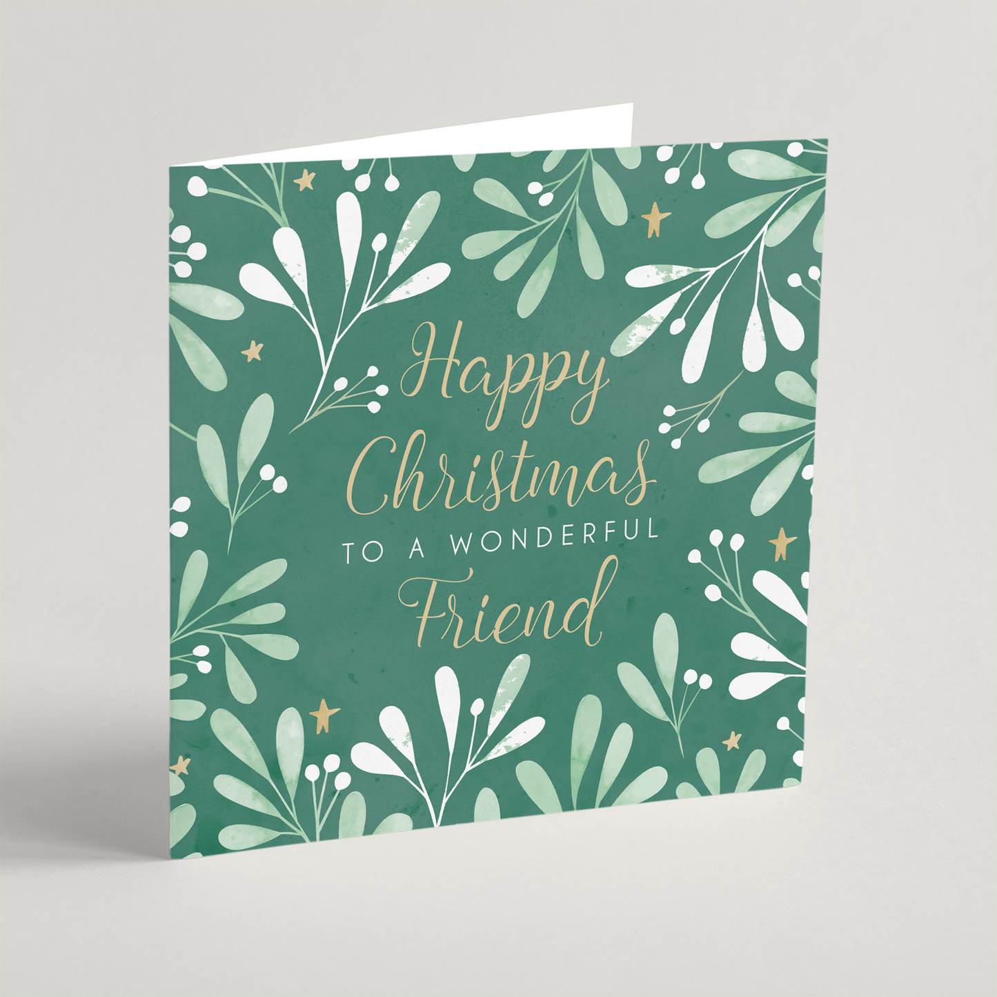 Happy Christmas to a Wonderful Friend (2023) Single Christmas Card