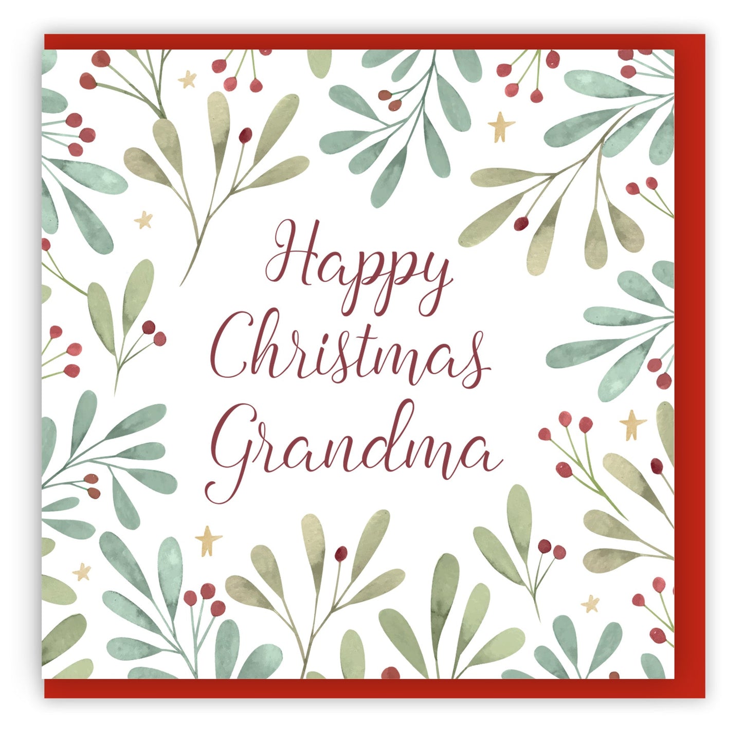 Happy Christmas Grandma (2023) Single Christmas Card