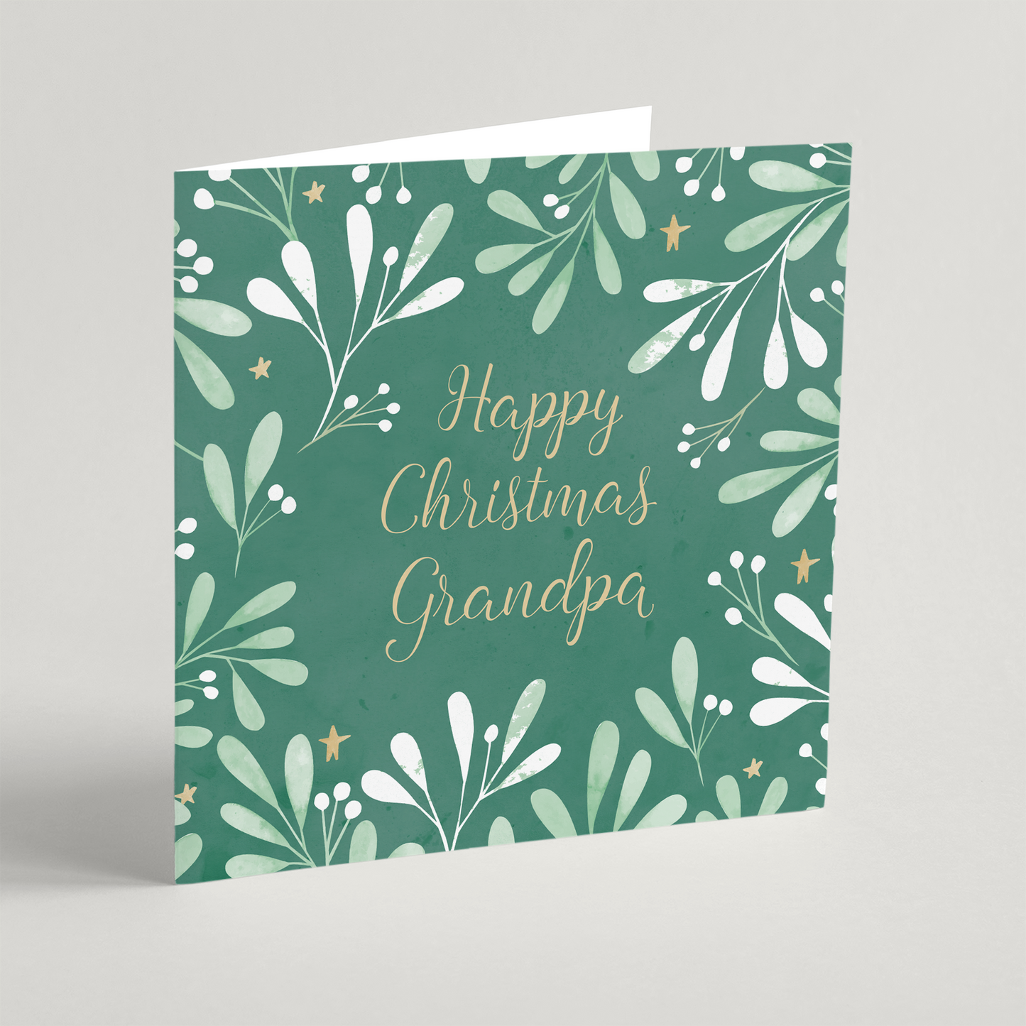 Happy Christmas Grandpa (2023) Single Christmas Card