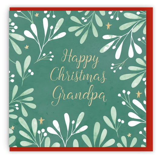 Happy Christmas Grandpa (2023) Single Christmas Card