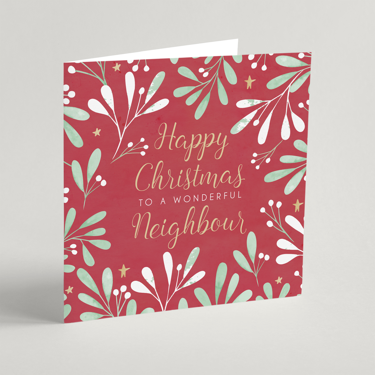 Happy Christmas to a Wonderful Neighbour (2023) Single Christmas Card