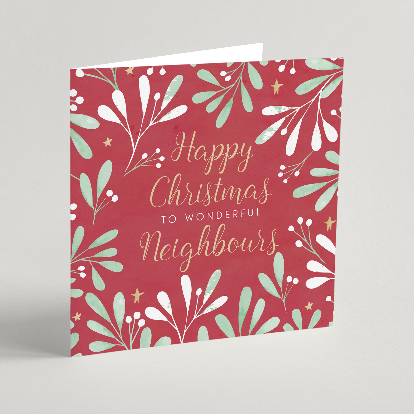 Happy Christmas to Wonderful Neighbours (2023) Single Christmas Card