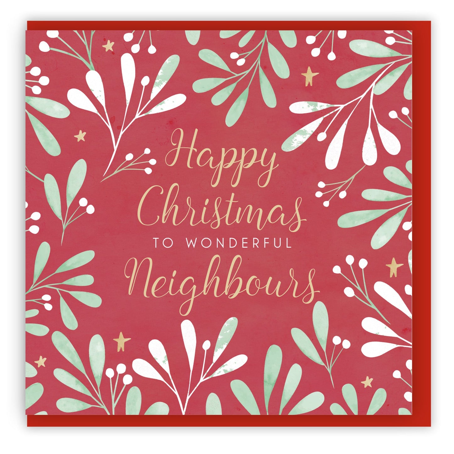 Happy Christmas to Wonderful Neighbours (2023) Single Christmas Card