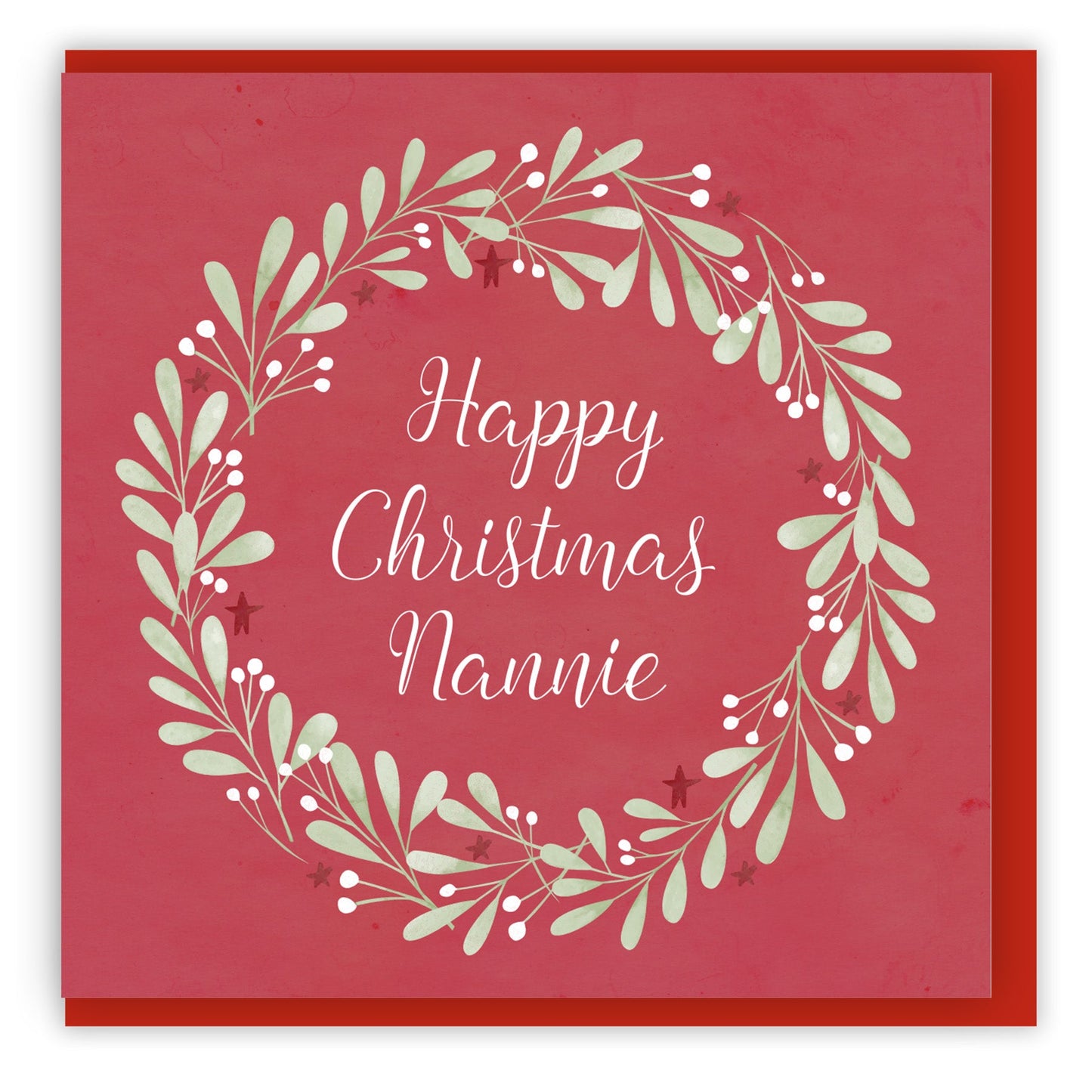 Happy Christmas Nannie (2023) Single Christmas Card