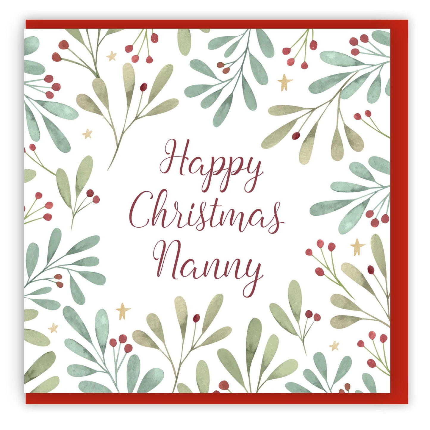 Happy Christmas Nanny (2023) Single Christmas Card