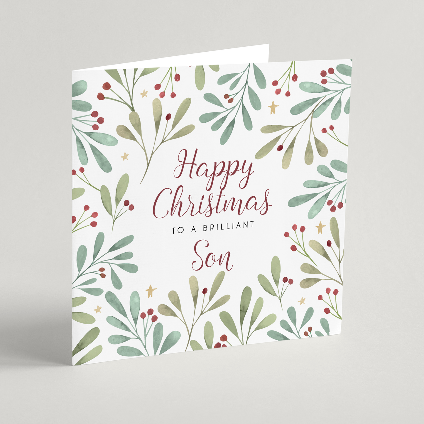 Happy Christmas Son (2023) Single Christmas Card