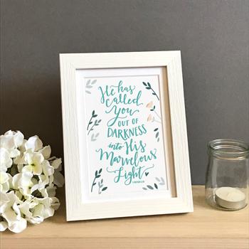 'He Has Called You' by Emily Burger - Framed Print
