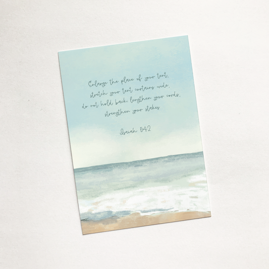 'Do Not Hold Back' mini sharing card