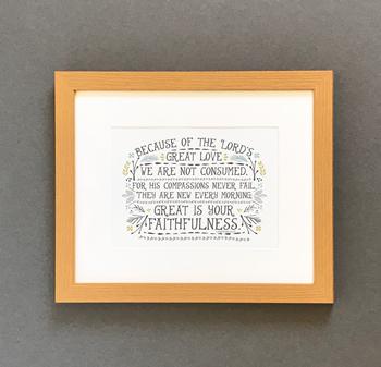 'Faithfulness' by Emily Burger - Framed Print