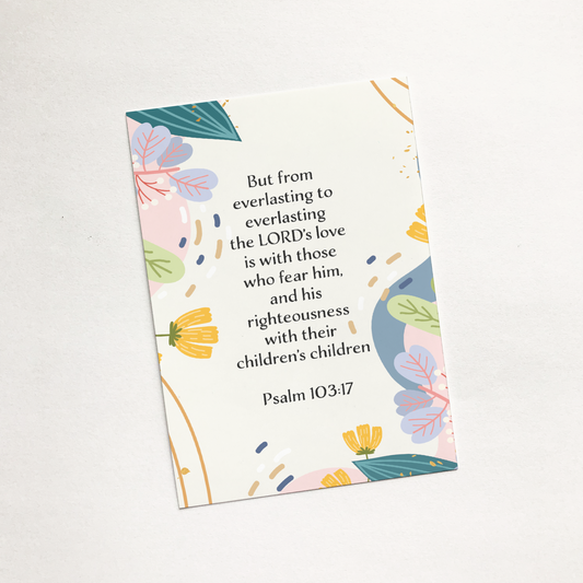 'From Everlasting to Everlasting' Mini Sharing Card