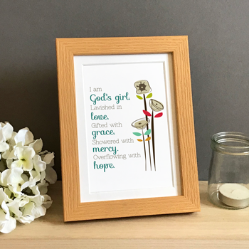 'God's Girl' by Emily Burger  - Framed Print