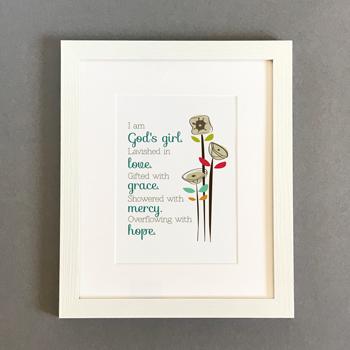 'God's Girl' by Emily Burger  - Framed Print