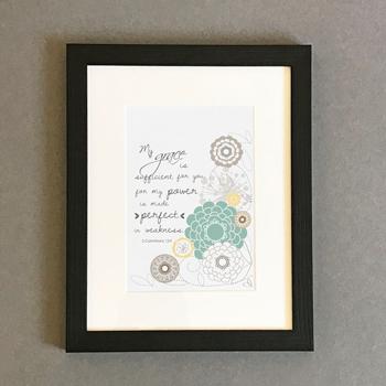 'Grace' by Emily Burger - Framed Print