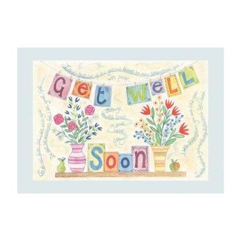 'Get Well Soon' by Hannah Dunnett - Greeting Card
