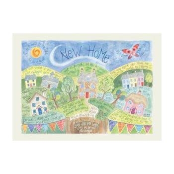 'New Home' by Hannah Dunnett Greeting Card