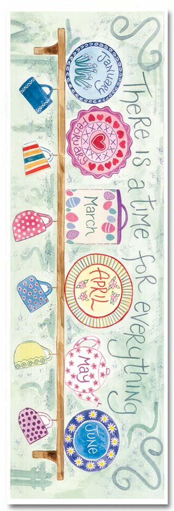 'There is a Time for Everything' bookmark by Hannah Dunnett