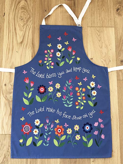 'Bless You And Keep You' Apron