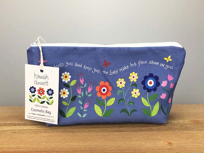 'Bless You and Keep You' Cosmetic Bag