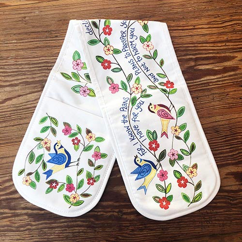 'Hope and a Future' Oven Gloves