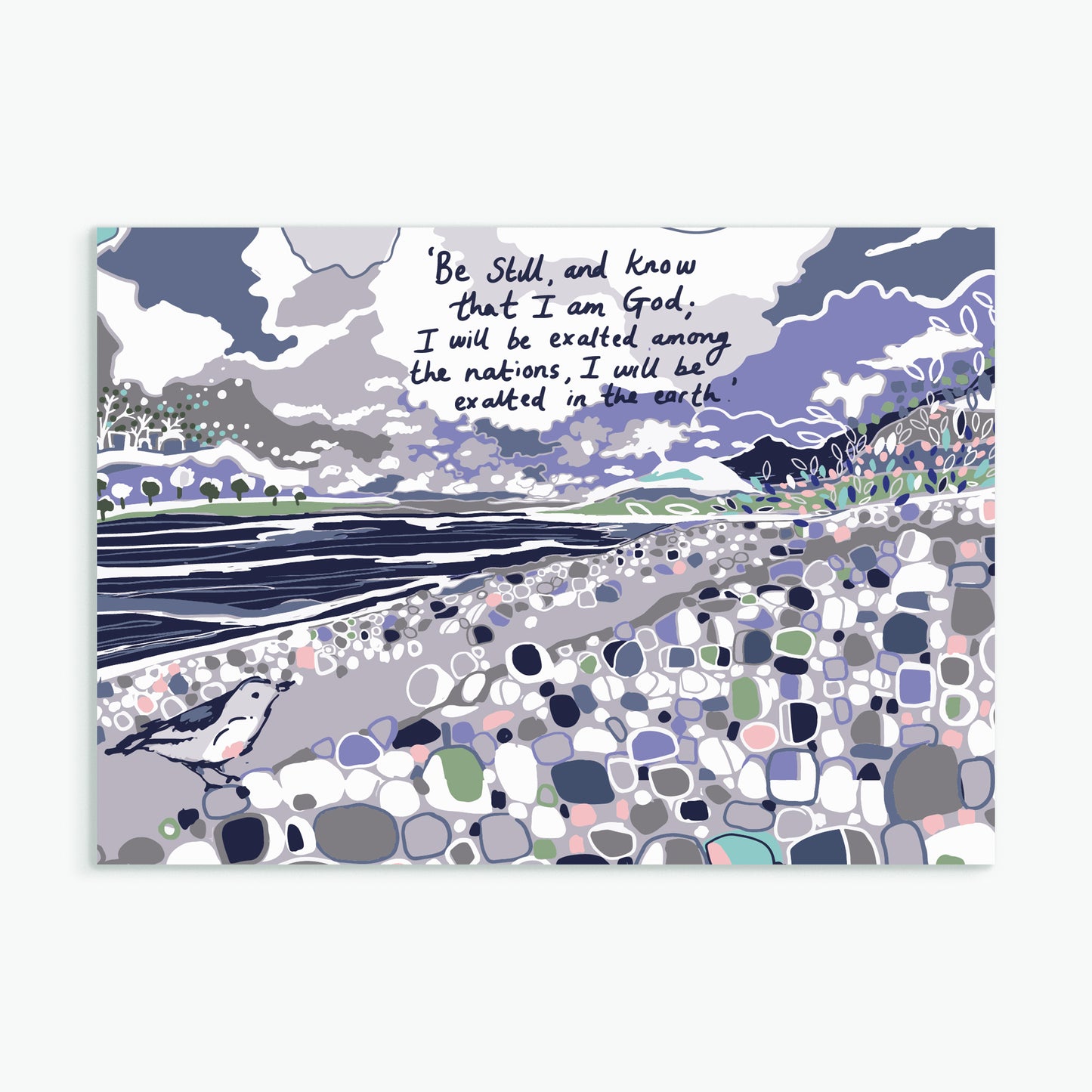'Story of Stillness'  greeting card by Emily Kelly
