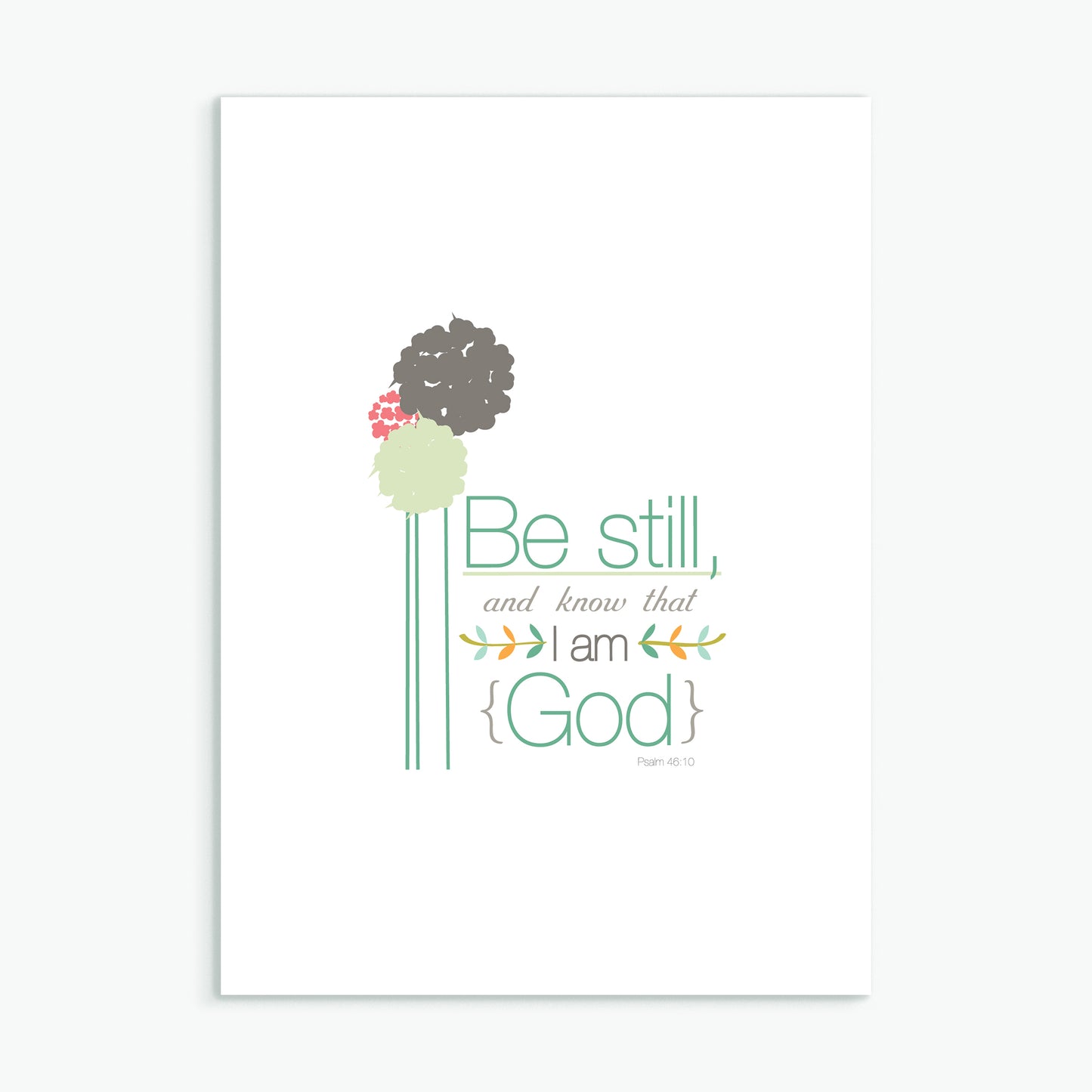 'Be Still' by Emily Burger - Greeting Card
