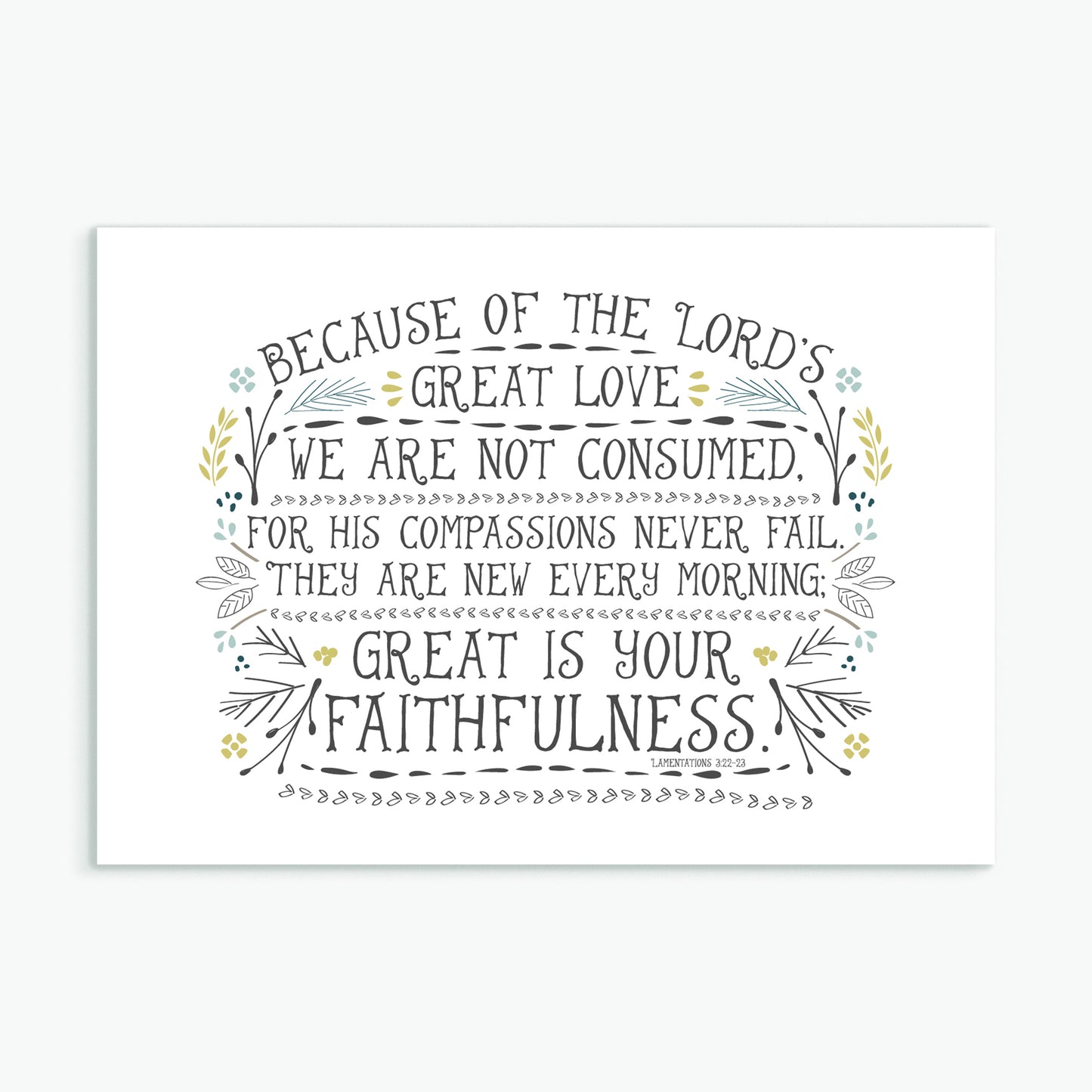 'Faithfulness' by Emily Burger - Greeting Card