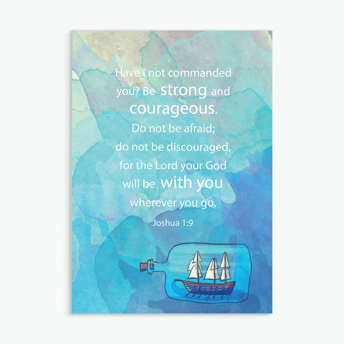 'Courageous' by Preditos - Greeting Card
