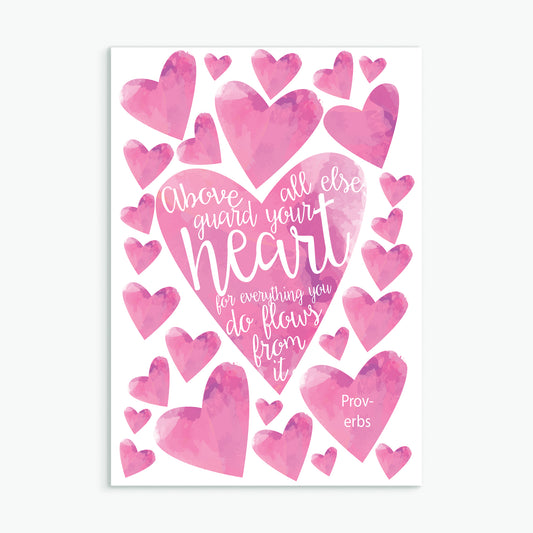 'Guard Your Heart' by Preditos - Greeting Card