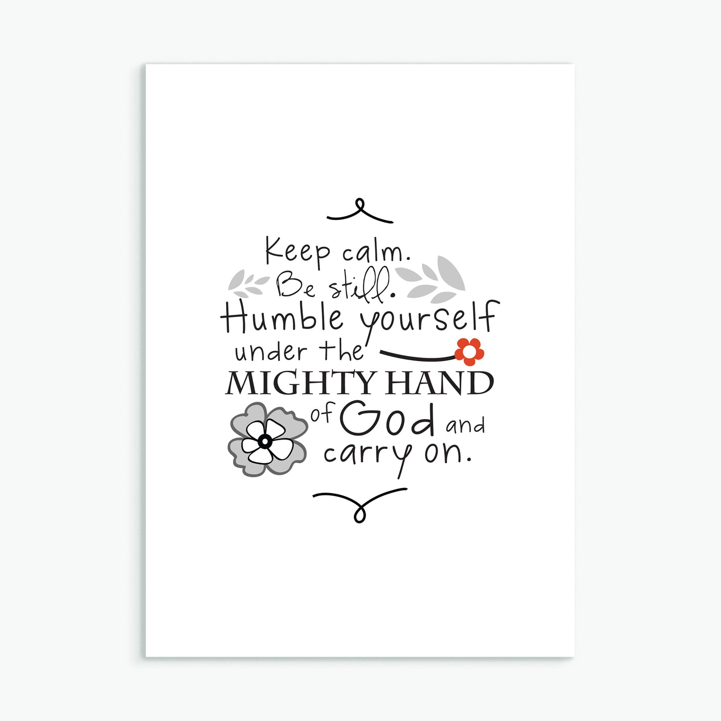 'Keep Calm' by Emily Burger - Greeting Card