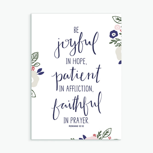 'Be Joyful' (2017) by Emily Burger - Greeting Card