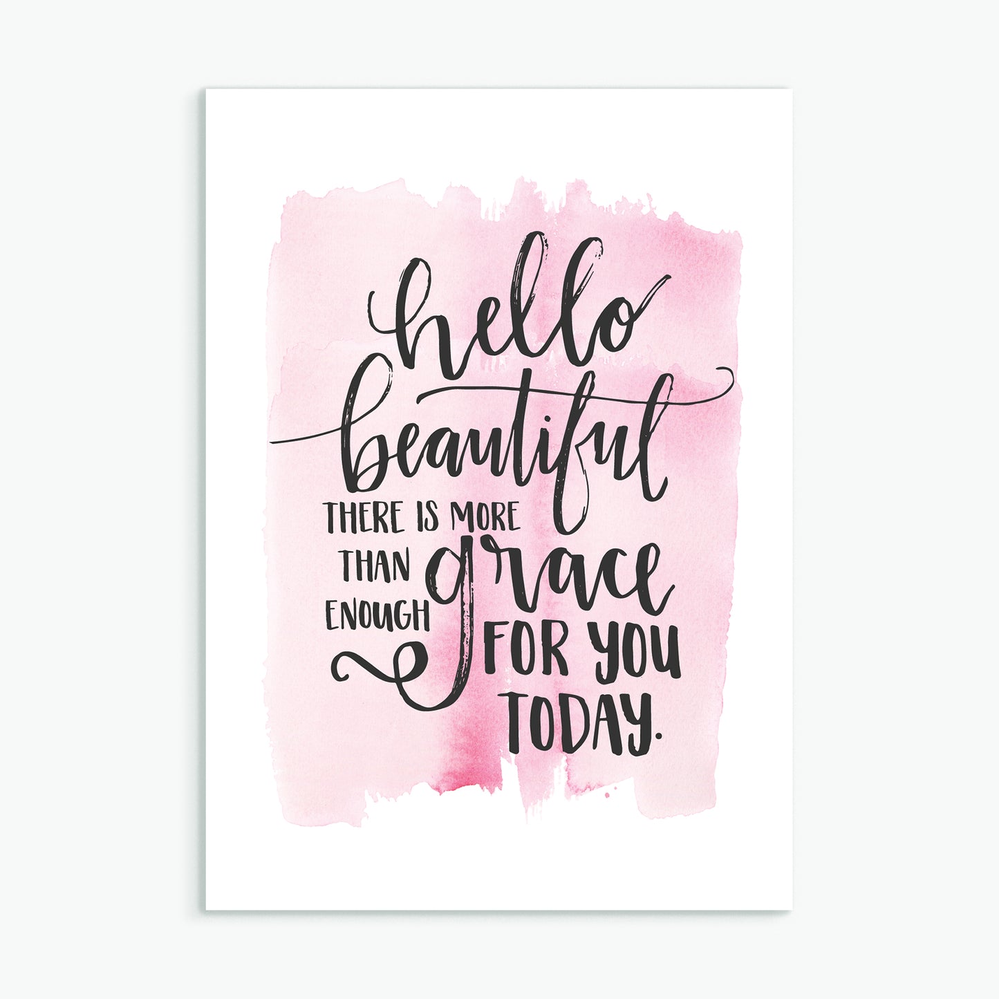 'Hello Beautiful' by Emily Burger - Greeting Card