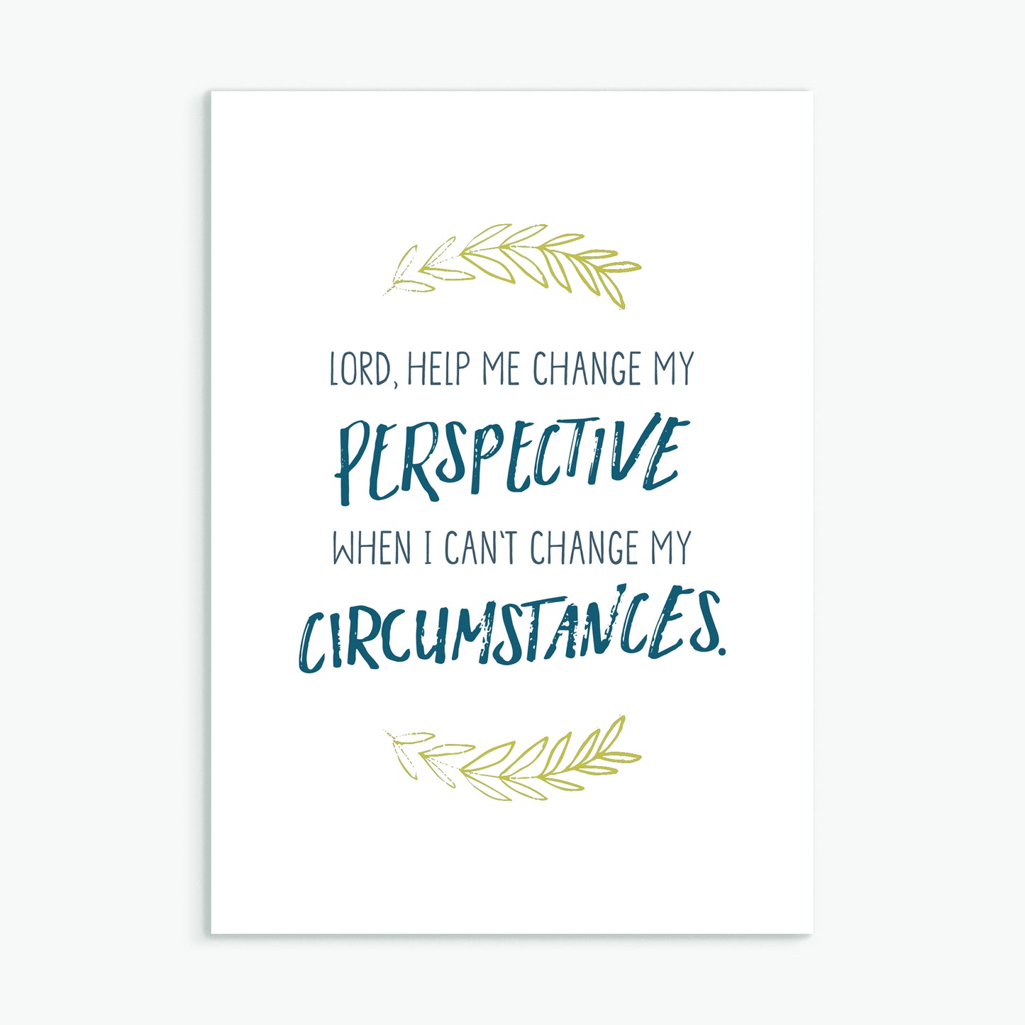 'Lord Help Me Change' by Emily Burger - Greeting Card