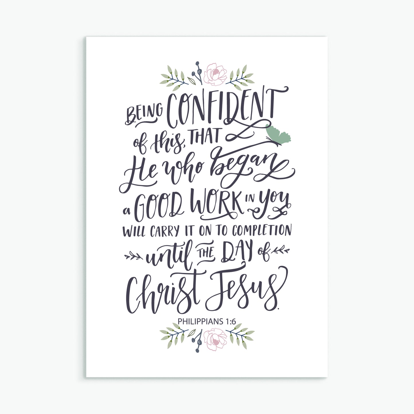 'He Who Began a Good Work in You' - Greeting Card