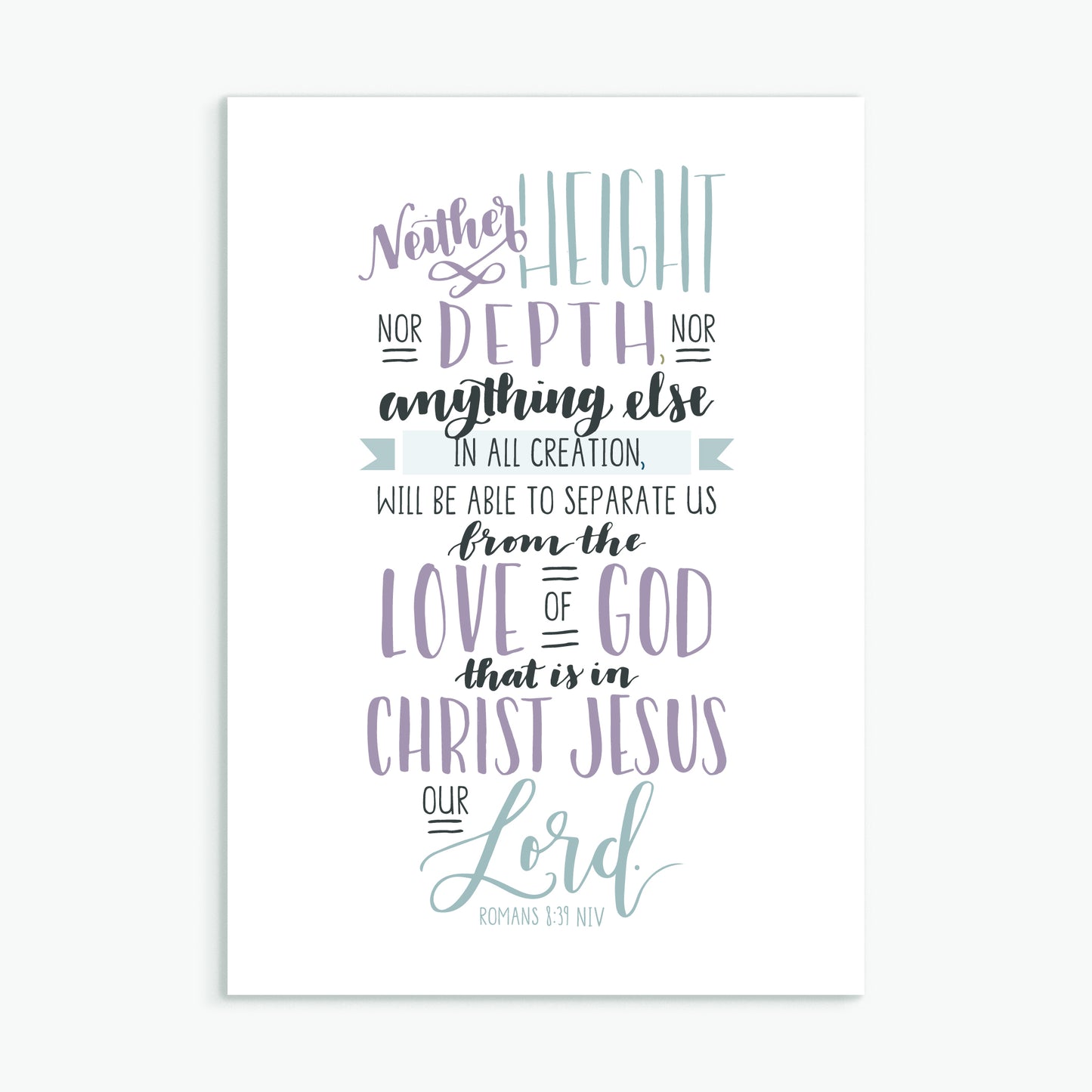 'Nothing can separate us' Greeting Card