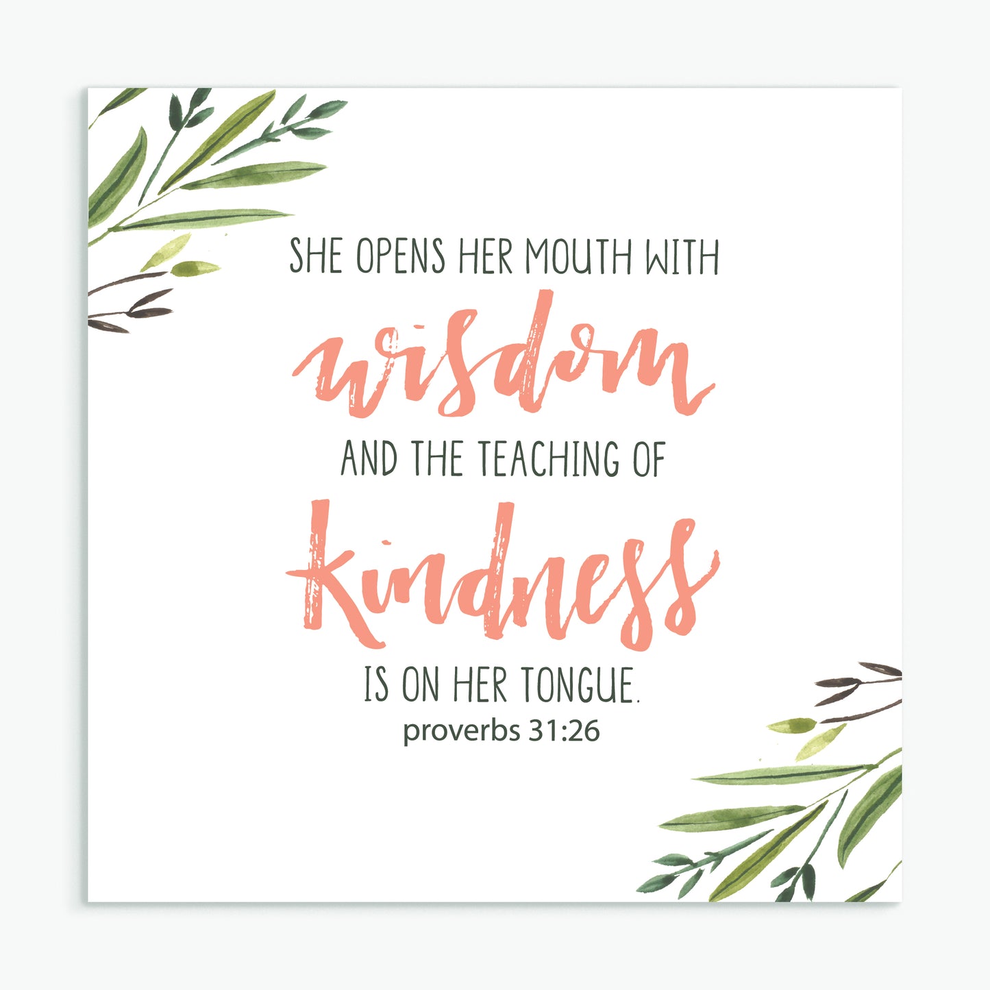 'Wisdom and Kindness' - Greeting Card