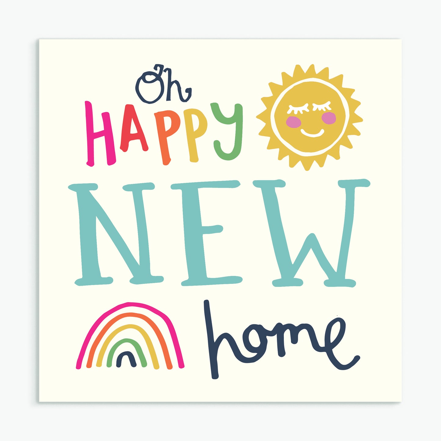'New Home' Greeting Card & Envelope