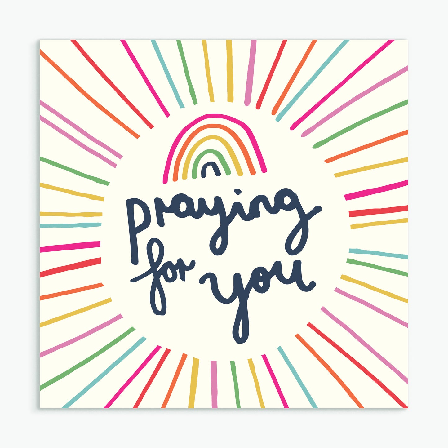 'Praying For You' Greeting Card & Envelope